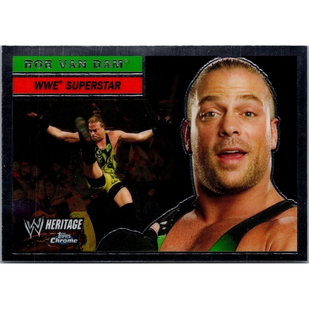 Rob Van Dam 2005 Topps Heritage WWE #26